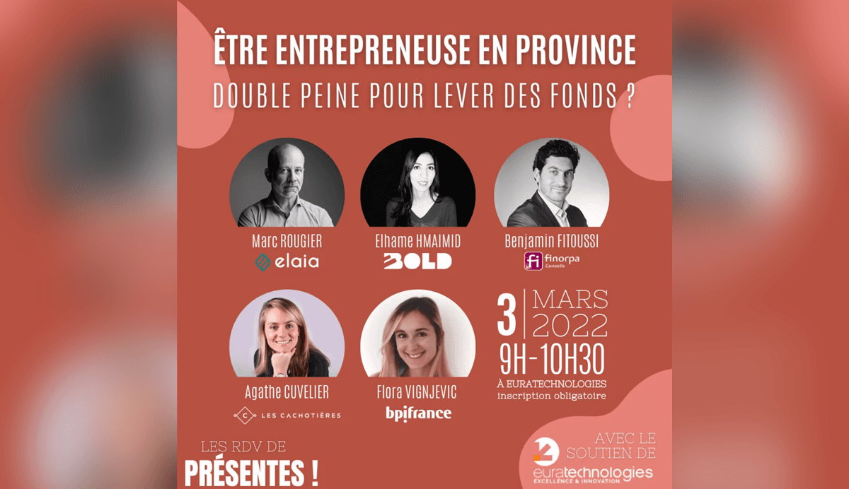 Table ronde : "Être entrepreneuse en province : double peine pour lever des fonds ?" avec Présentes !